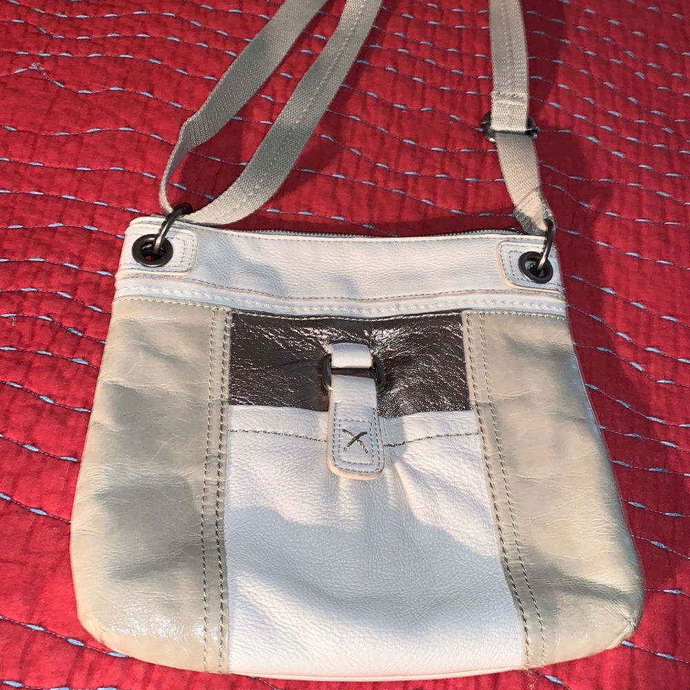 the Sak leather crossbody